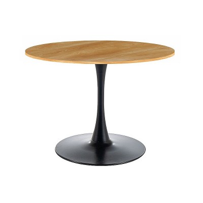 Стол обеденный SIGNAL AMADEO II дуб/черный мат 90